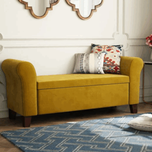 Jade Bench With Storage (Chestnut Brown)