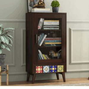 Boho File Cabinet (Walnut Finish)
