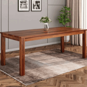 Janet 8 Seater Dining Table (Honey Finish)
