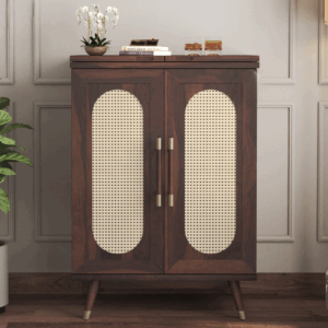 Alora Bar Cabinet (Walnut Finish)