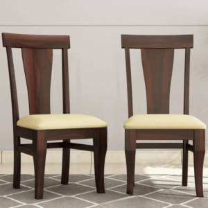 Sofie Dining Chairs - Set of 2 (Walnut Finish)
