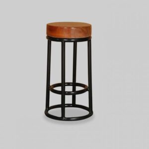 Burgoyne Bar Stool (Black Finish)
