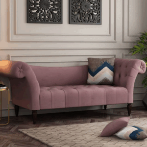 Bella Chaise Lounge (Salmon Pink)