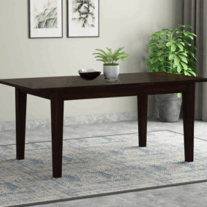 Tim Extendable 4 Seater Dining Table (Walnut Finish)