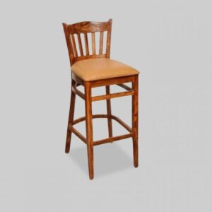 Zarra Bar Chair (Teak Finish)